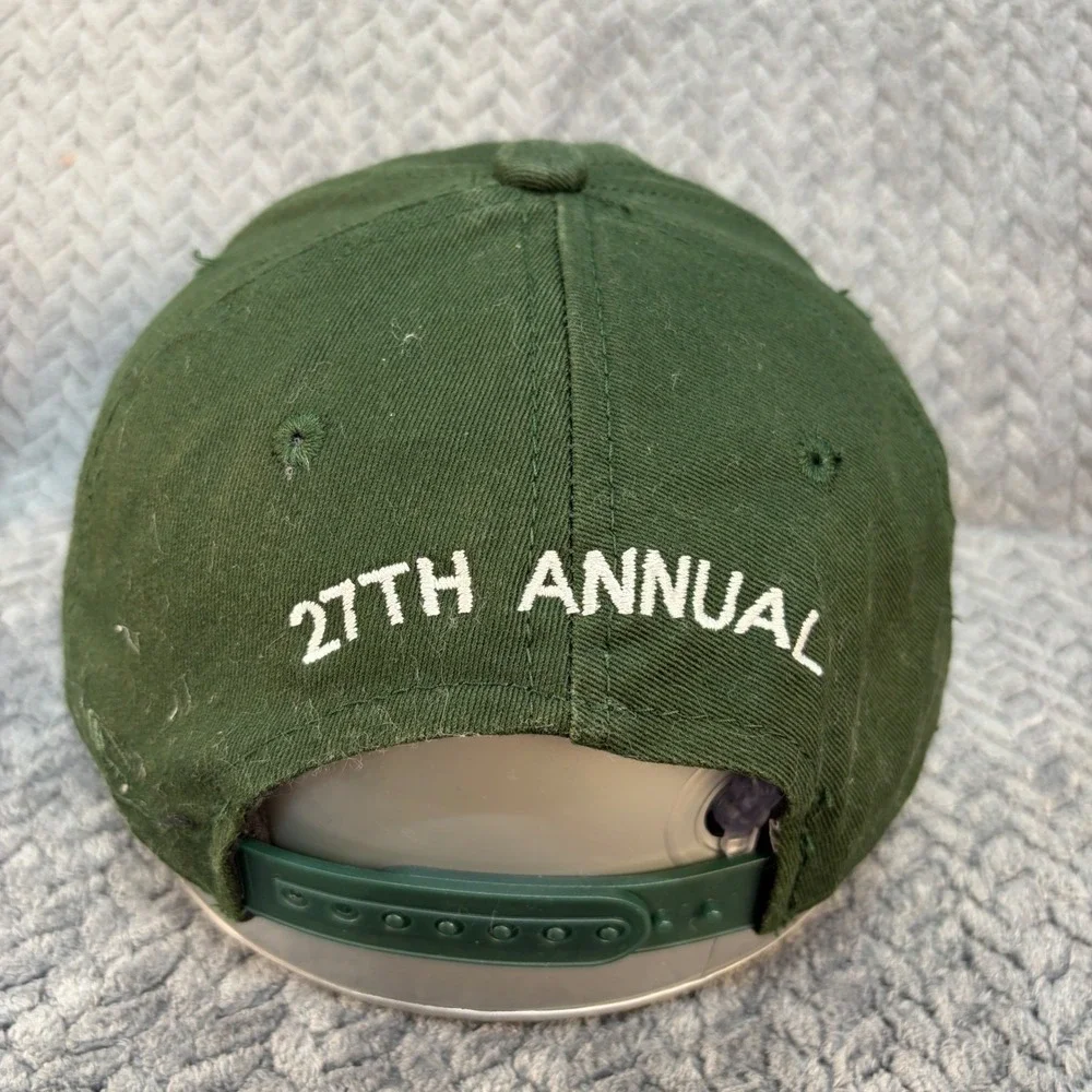 GVBC 2021 Golf Tournament Hat Mens Green Snapback 27th Annual Baseball Cap